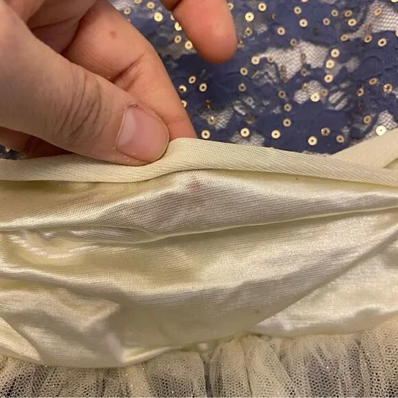 Weissman dance costume ballet jazz blue purple tutu Music Box Dancer 7916 MC - Picture 7 of 14